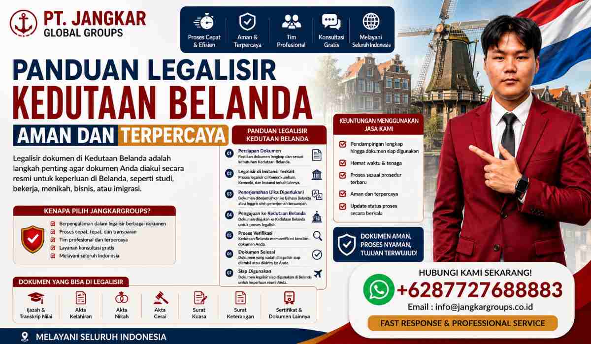Panduan Legalisir Kedutaan Belanda Aman dan Terpercaya