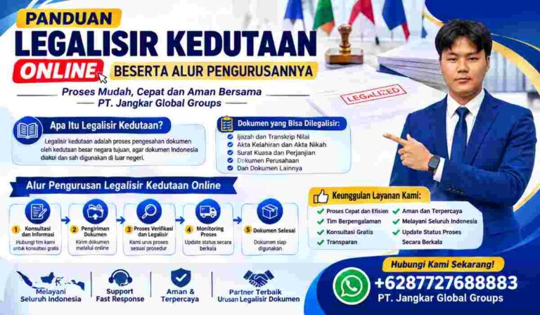 Panduan Legalisir Kedutaan Online Beserta Alur Pengurusannya