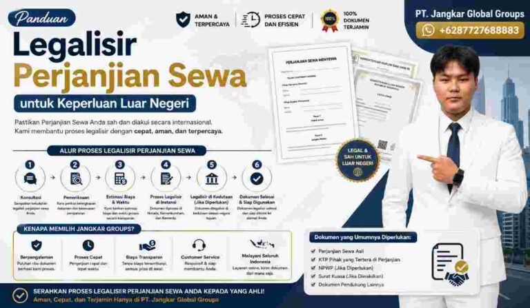 Panduan Legalisir Perjanjian Sewa untuk Keperluan Luar Negeri