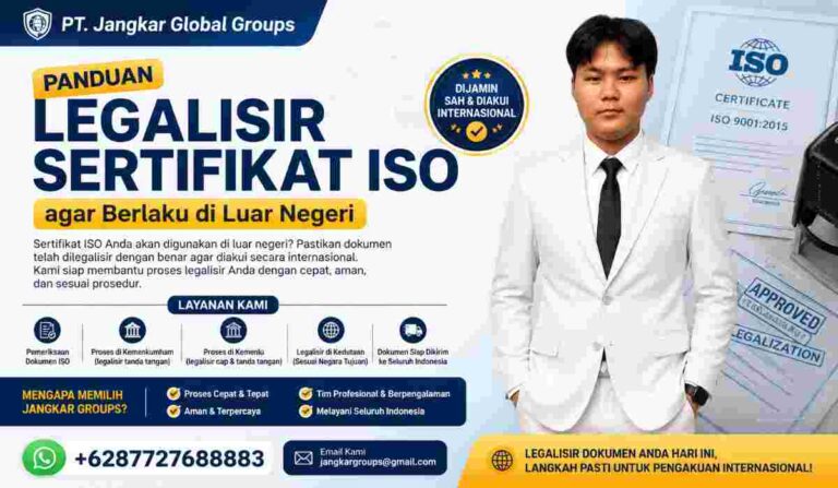 Panduan Legalisir Sertifikat ISO agar Berlaku di Luar Negeri