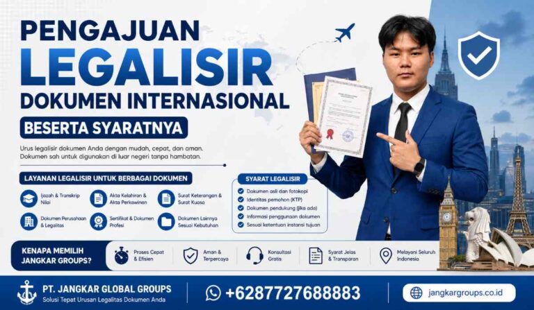 Pengajuan Legalisir Dokumen Internasional Beserta Syaratnya