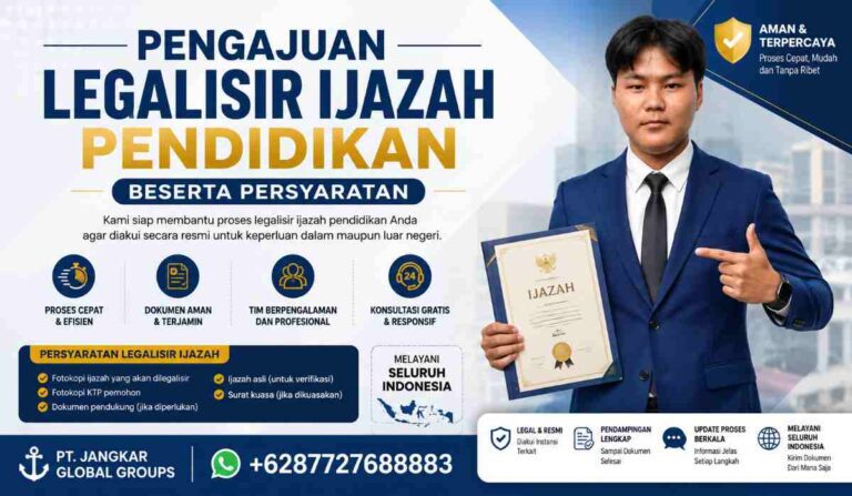 Pengajuan Legalisir Ijazah Pendidikan Beserta Persyaratan