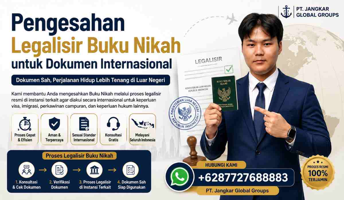 Pengesahan Legalisir Buku Nikah untuk Dokumen Internasional
