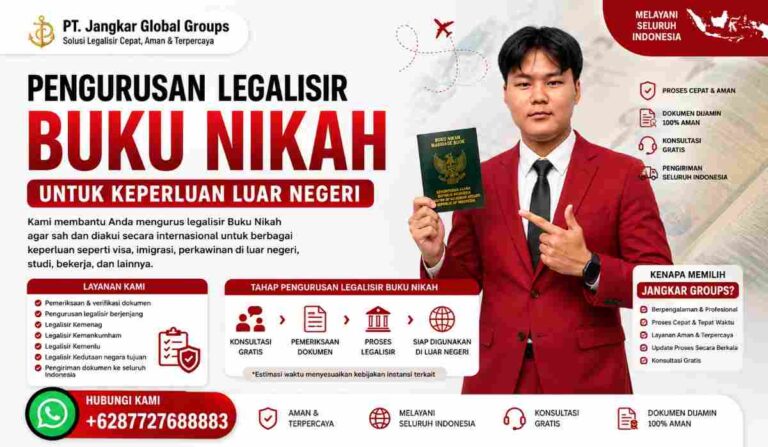 Pengurusan Legalisir Buku Nikah untuk Keperluan Luar Negeri