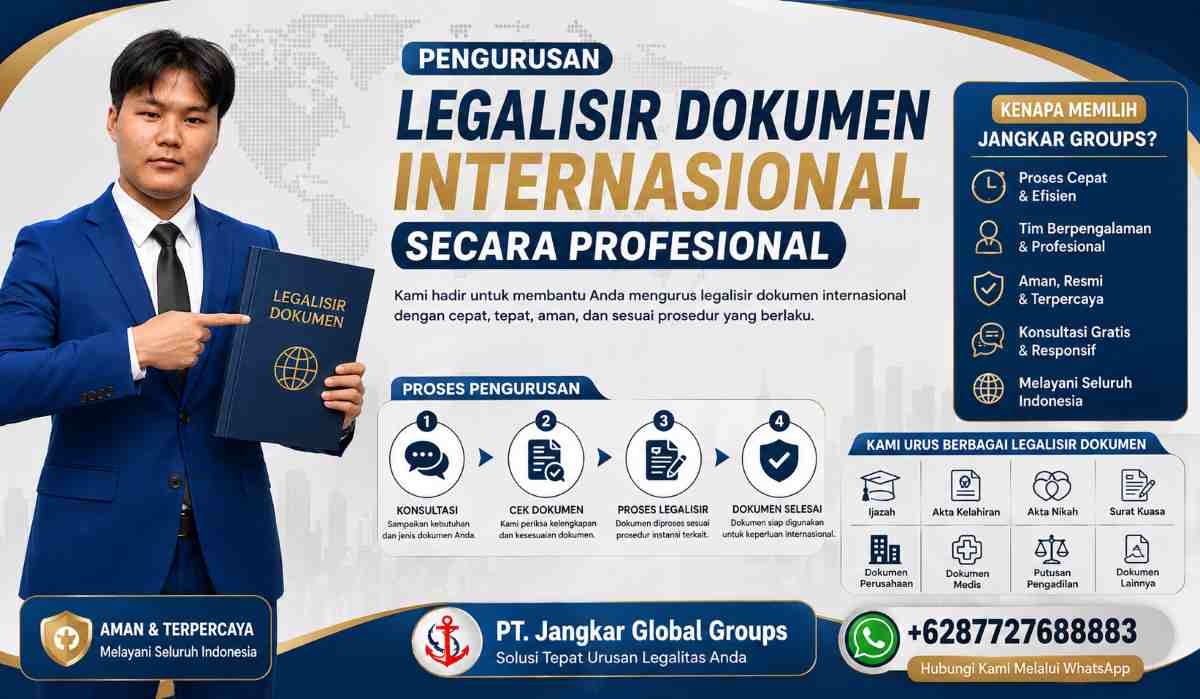 Pengurusan Legalisir Dokumen Internasional Secara Profesional