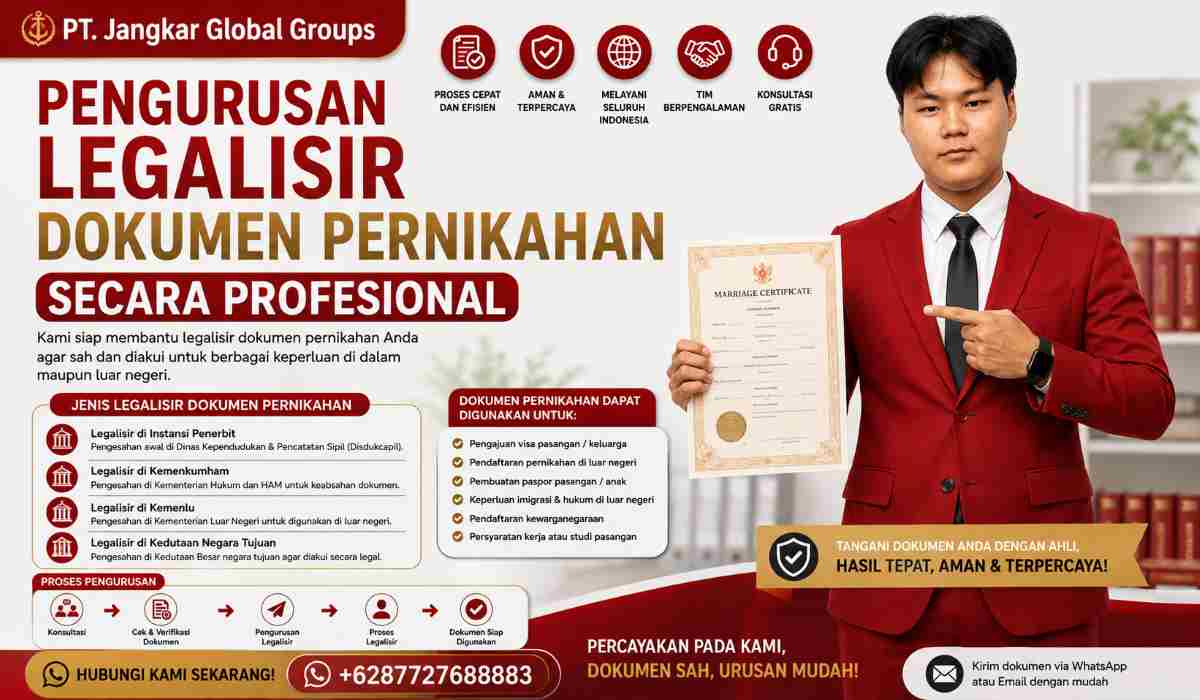 Pengurusan Legalisir Dokumen Pernikahan Secara Profesional