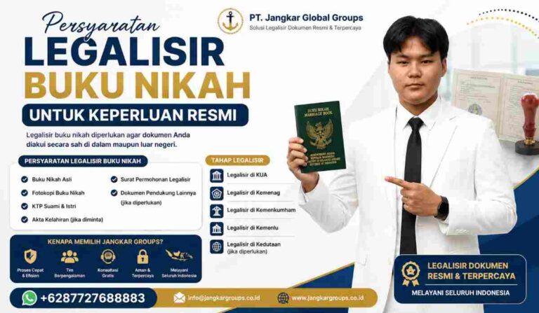 Persyaratan Legalisir Buku Nikah untuk Keperluan Resmi