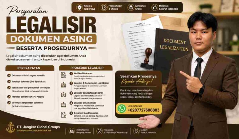 Persyaratan Legalisir Dokumen Asing Beserta Prosedurnya