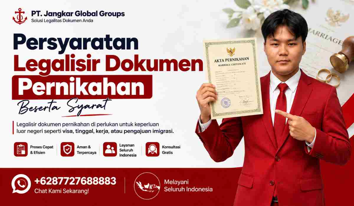 Persyaratan Legalisir Dokumen Pernikahan Beserta Syarat