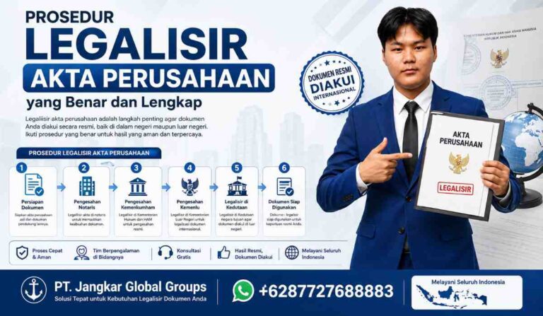 Prosedur Legalisir Akta Perusahaan yang Benar dan Lengkap