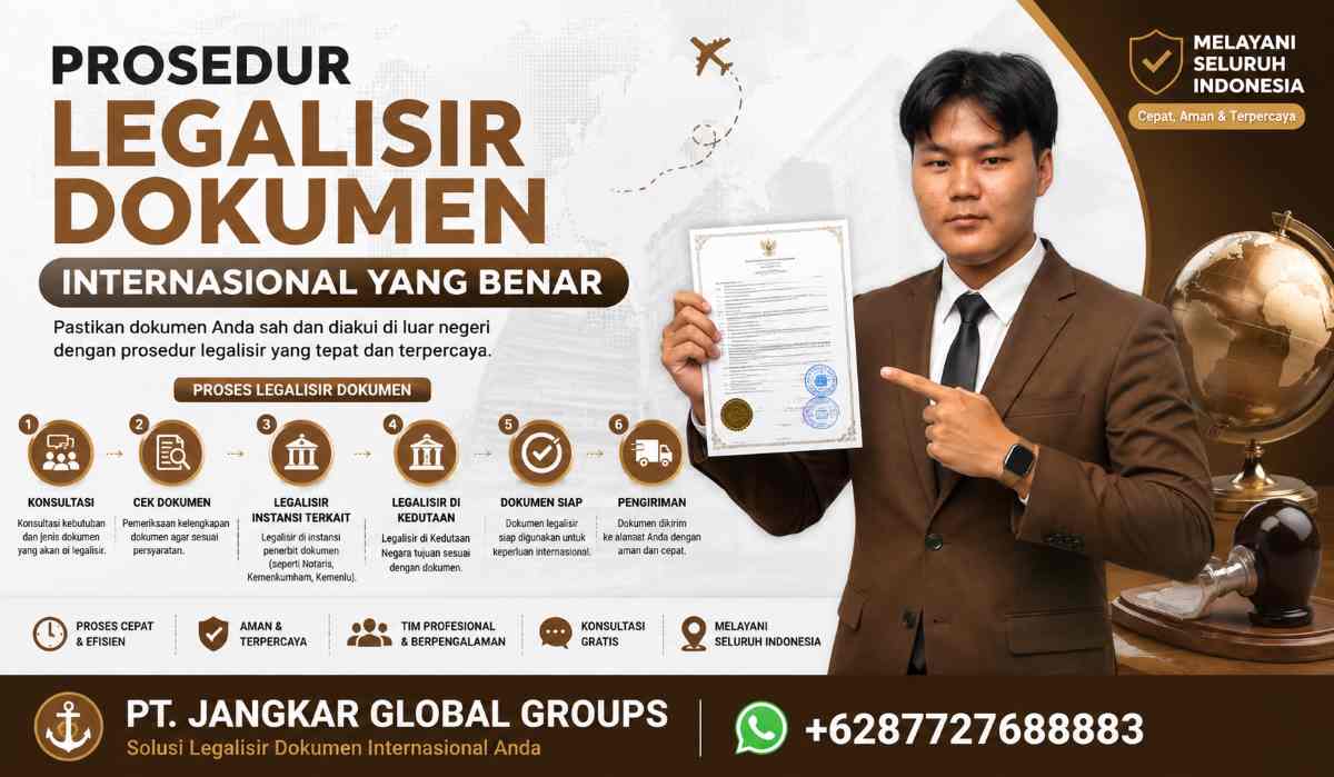 Prosedur Legalisir Dokumen Internasional yang Benar