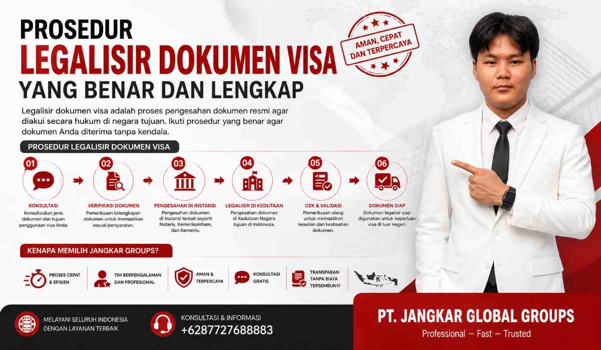 Prosedur Legalisir Dokumen Visa yang Benar dan Lengkap