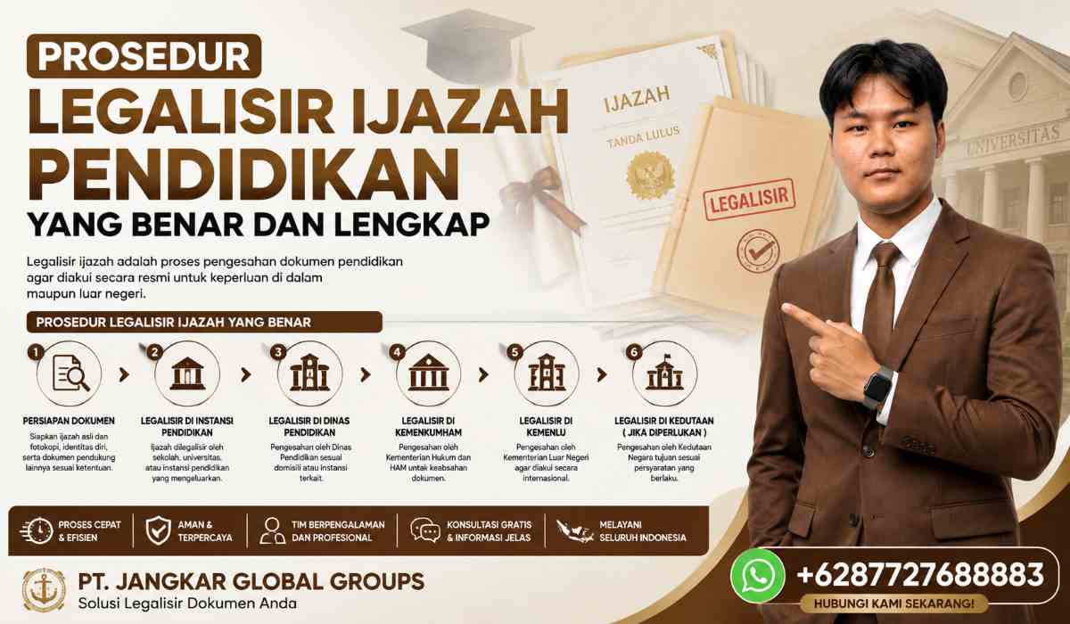 Prosedur Legalisir Ijazah Pendidikan yang Benar dan Lengkap