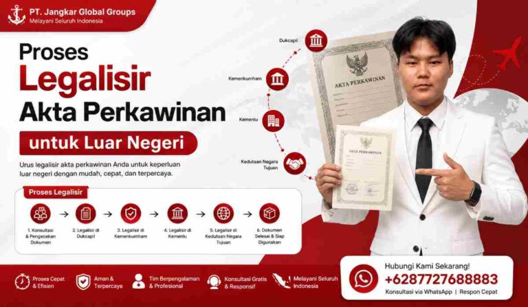 Proses Legalisir Akta Perkawinan untuk Luar Negeri