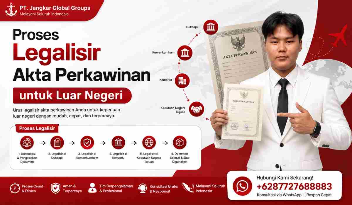 Proses Legalisir Akta Perkawinan untuk Luar Negeri