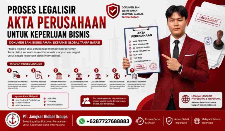 Proses Legalisir Akta Perusahaan untuk Keperluan Bisnis