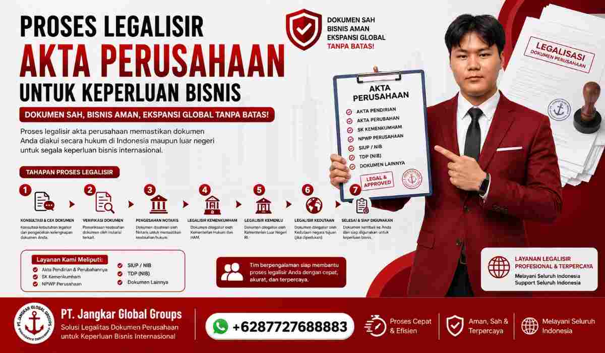 Proses Legalisir Akta Perusahaan untuk Keperluan Bisnis