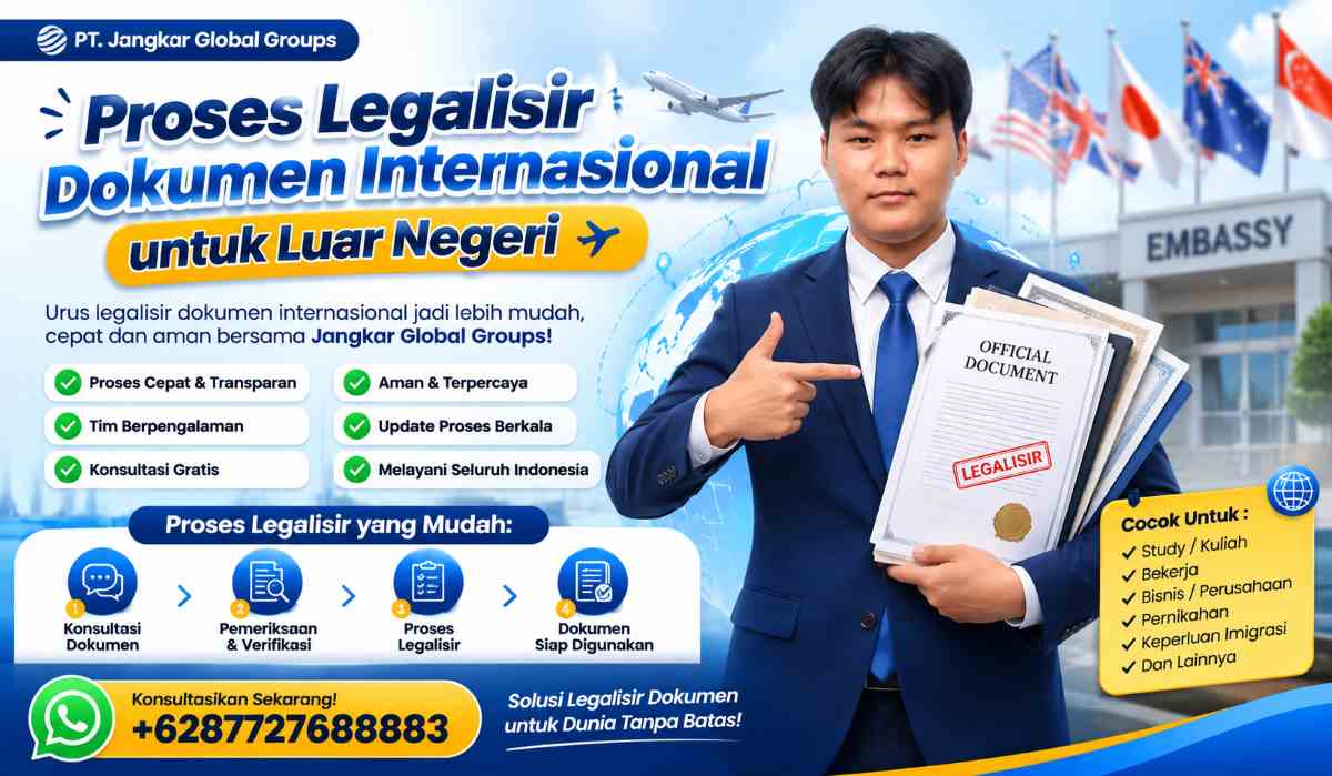 Proses Legalisir Dokumen Internasional untuk Luar Negeri