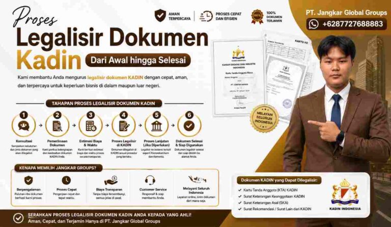 Proses Legalisir Dokumen Kadin dari Awal hingga Selesai