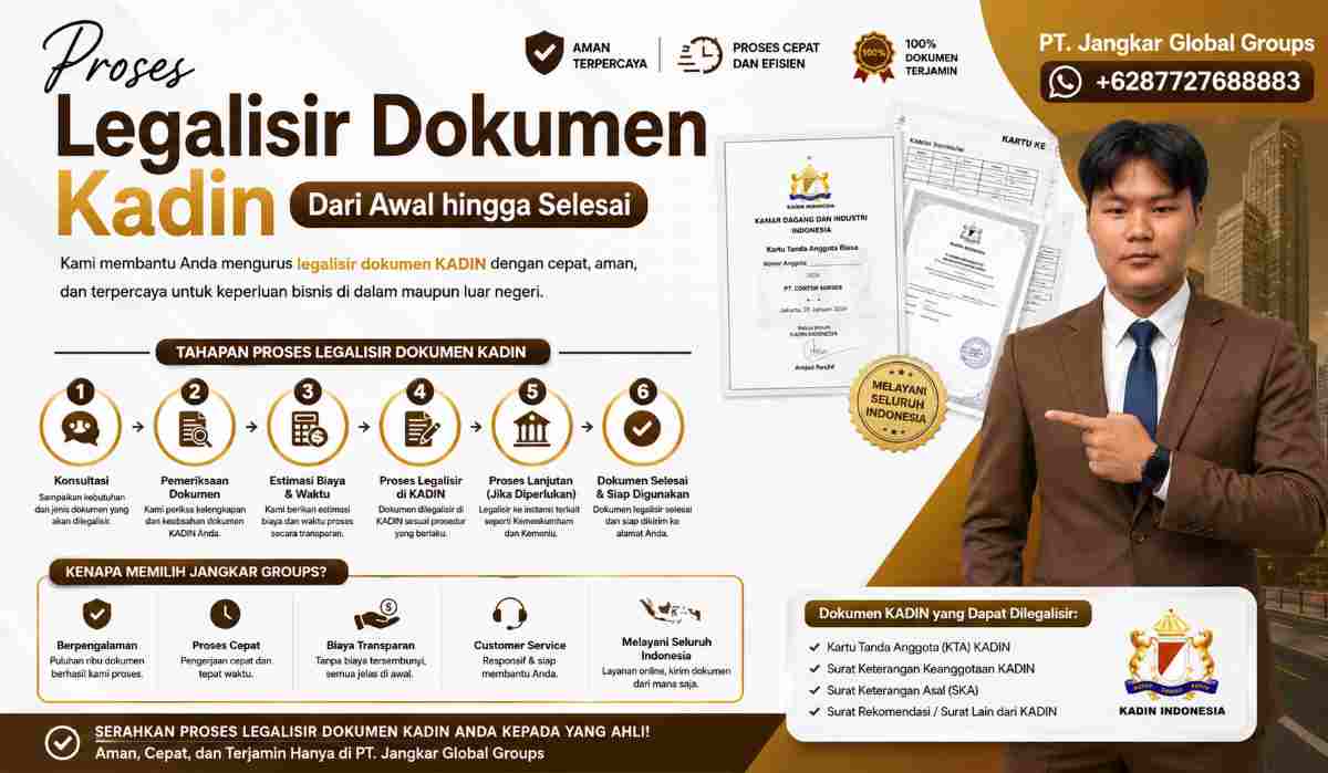 Proses Legalisir Dokumen Kadin dari Awal hingga Selesai