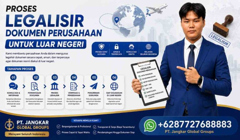 Proses Legalisir Dokumen Perusahaan untuk Luar Negeri