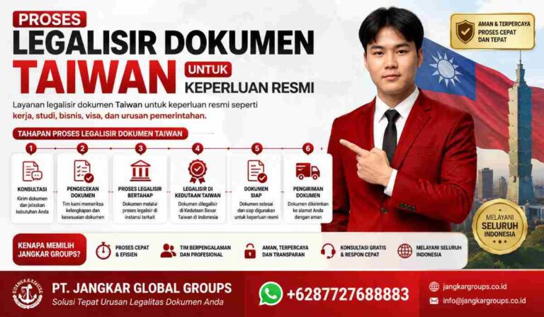Proses Legalisir Dokumen Taiwan untuk Keperluan Resmi