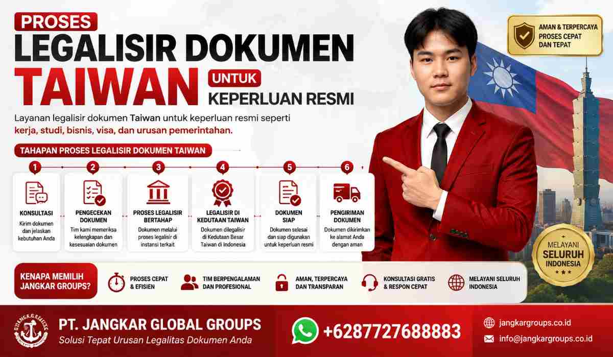 Proses Legalisir Dokumen Taiwan untuk Keperluan Resmi