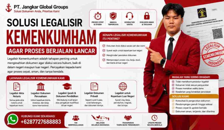 Solusi Legalisir Kemenkumham agar Proses Berjalan Lancar