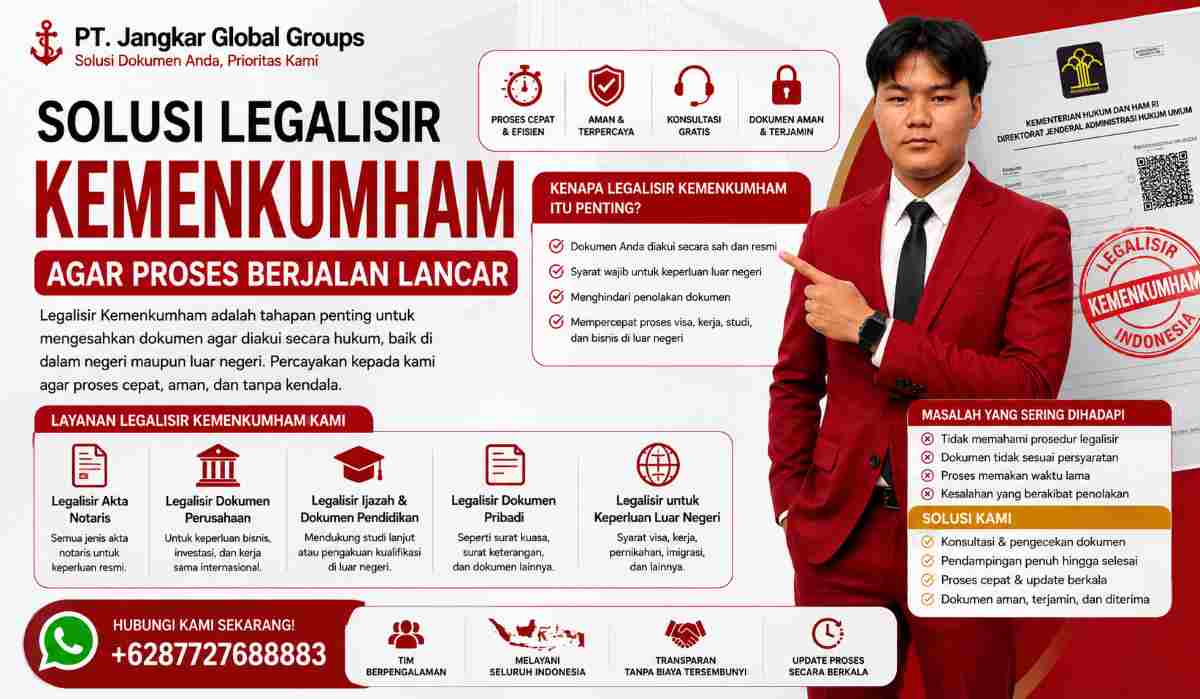 Solusi Legalisir Kemenkumham agar Proses Berjalan Lancar