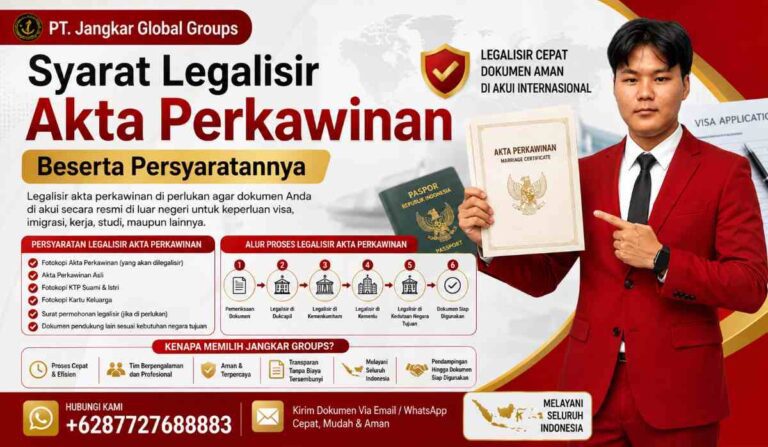 Syarat Legalisir Akta Perkawinan Beserta Persyaratannya