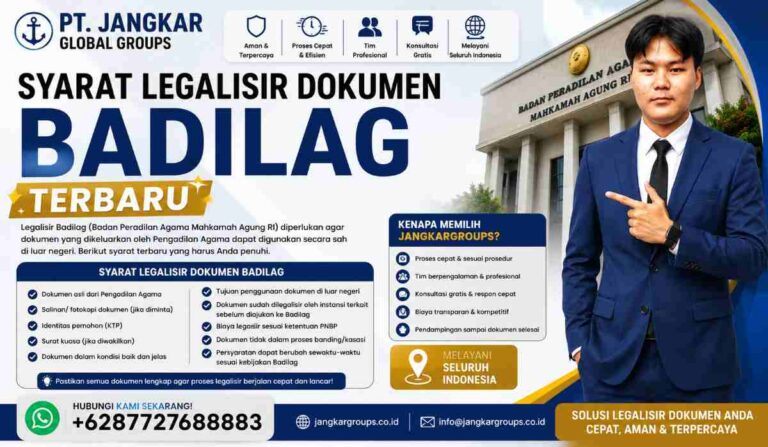Syarat Legalisir Dokumen Badilag Terbaru