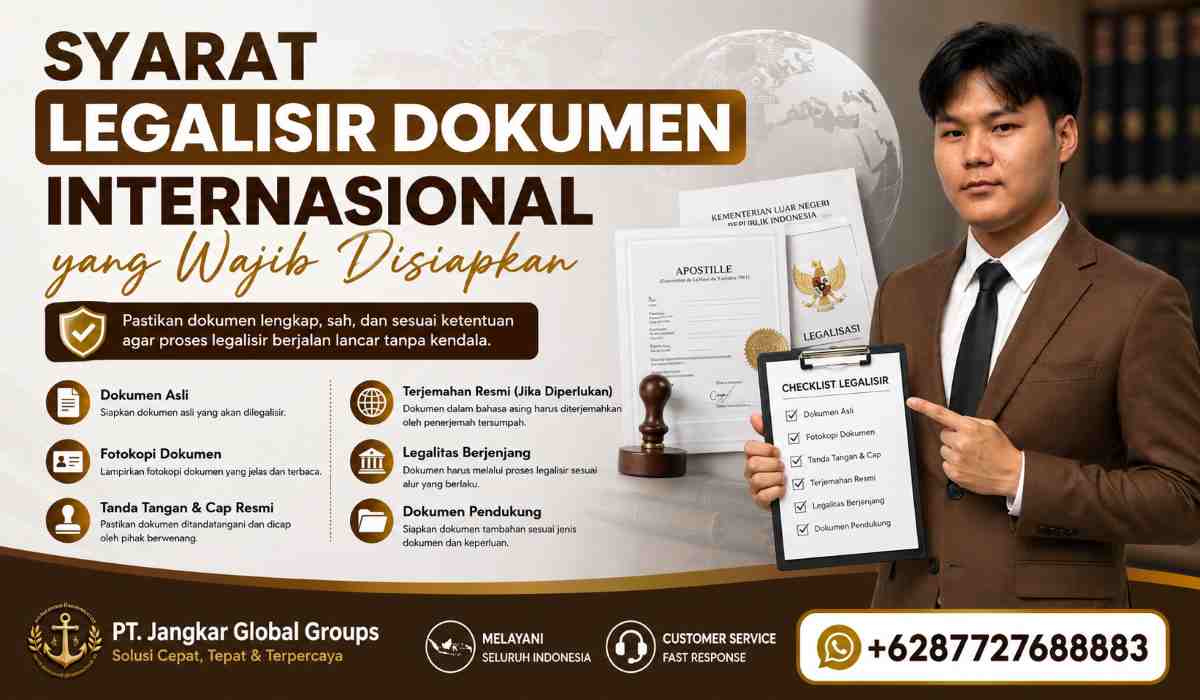 Syarat Legalisir Dokumen Internasional yang Wajib Disiapkan