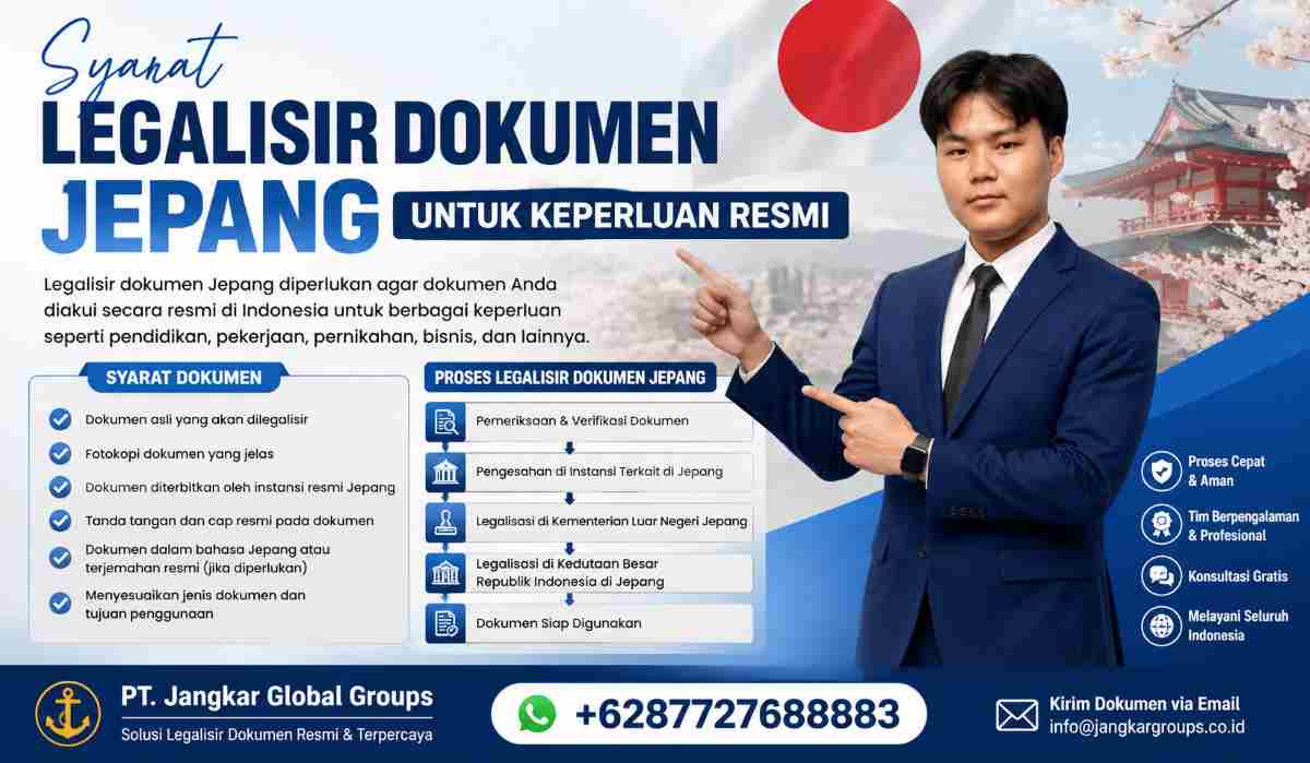 Syarat Legalisir Dokumen Jepang untuk Keperluan Resmi