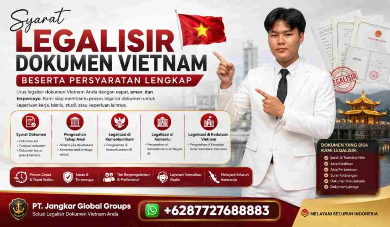 Syarat Legalisir Dokumen Vietnam Beserta Persyaratan Lengkap