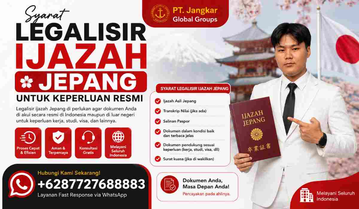 Syarat Legalisir Ijazah Jepang untuk Keperluan Resmi