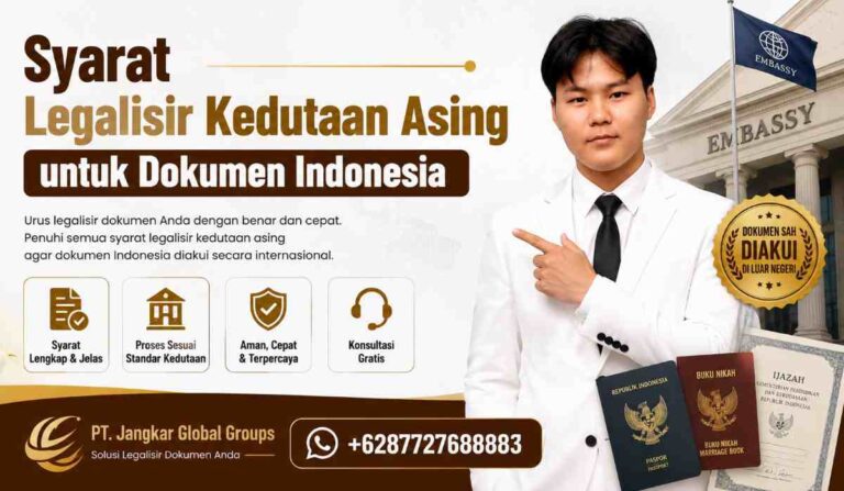 Syarat Legalisir Kedutaan Asing untuk Dokumen Indonesia