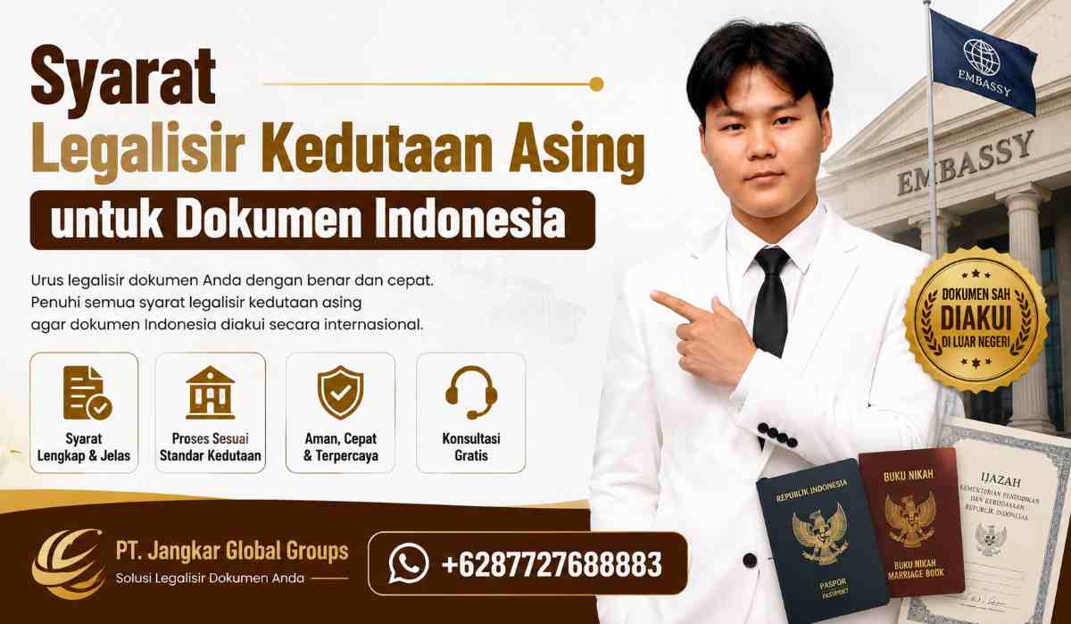 Syarat Legalisir Kedutaan Asing untuk Dokumen Indonesia