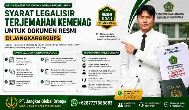 Syarat Legalisir Terjemahan Kemenag untuk Dokumen Resmi