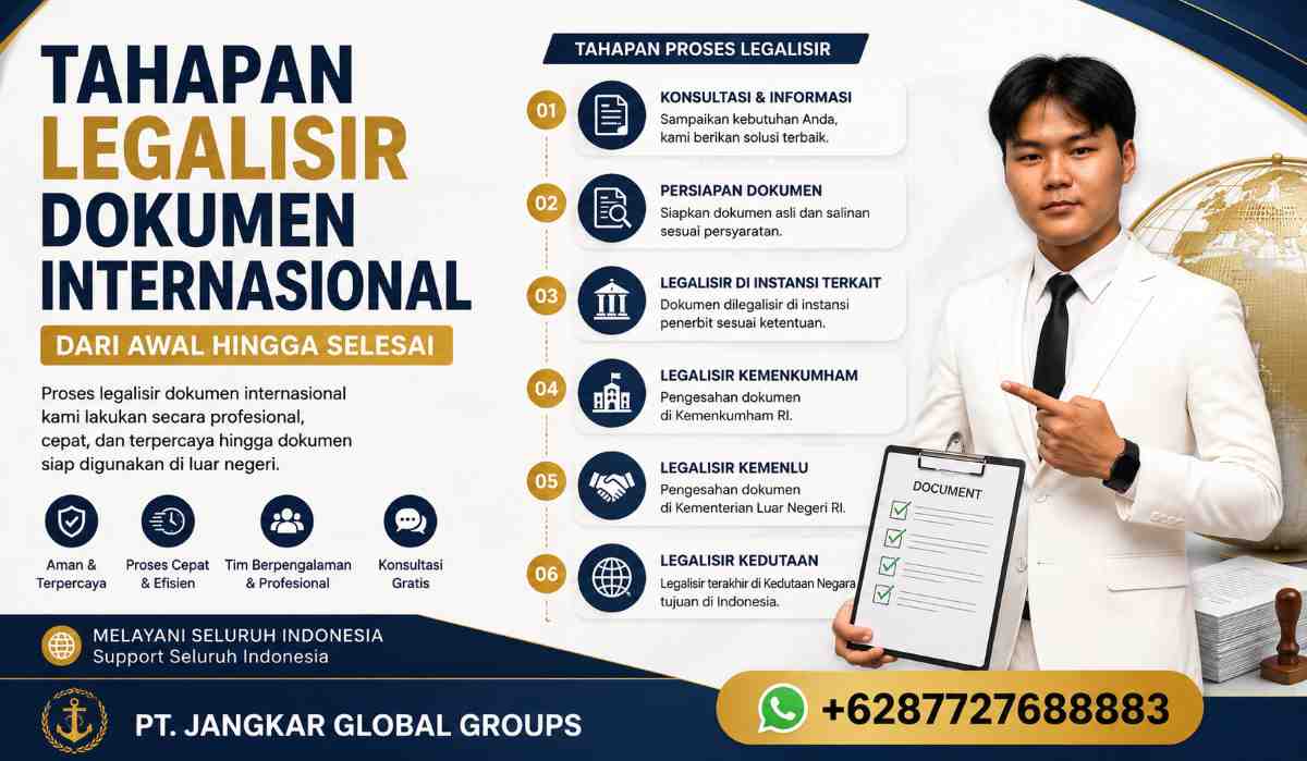 Tahapan Legalisir Dokumen Internasional dari Awal hingga Selesai