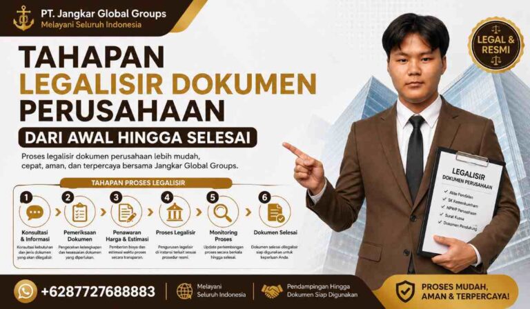 Tahapan Legalisir Dokumen Perusahaan dari Awal hingga Selesai