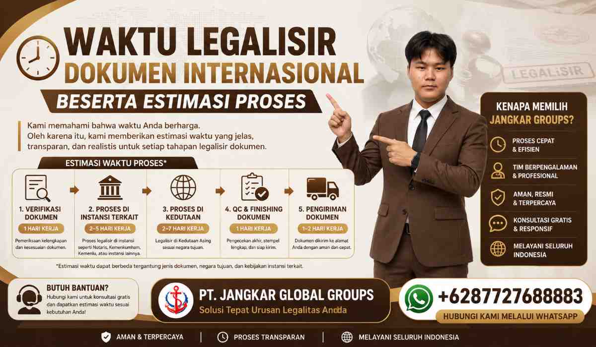 Waktu Legalisir Dokumen Internasional Beserta Estimasi Proses