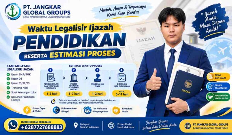 Waktu Legalisir Ijazah Pendidikan Beserta Estimasi Proses