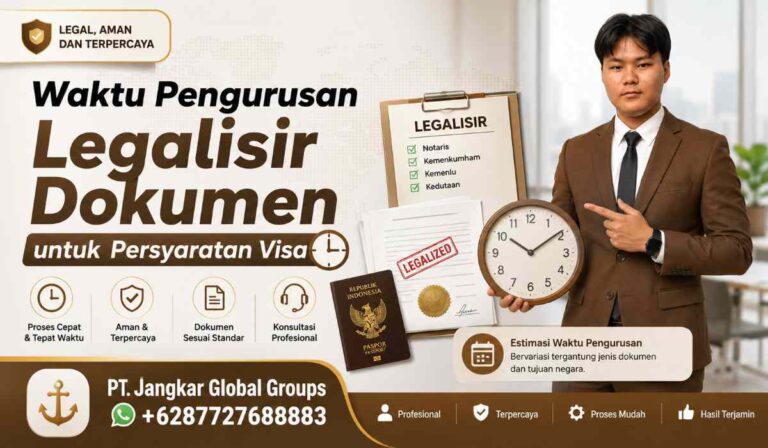 Waktu Pengurusan Legalisir Dokumen untuk Persyaratan Visa