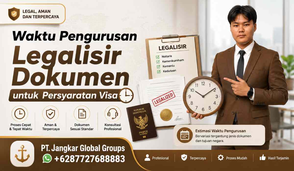 Waktu Pengurusan Legalisir Dokumen untuk Persyaratan Visa