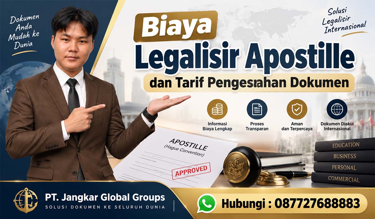 Biaya Legalisir Apostille dan Tarif Pengesahan Dokumen