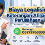 Biaya Legalisir Keterangan Afiliasi Perusahaan