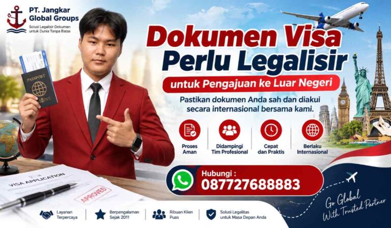 Dokumen Visa Perlu Legalisir untuk Pengajuan ke Luar Negeri