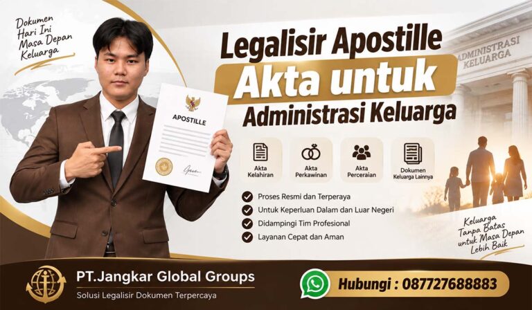 Legalisir Apostille Akta untuk Administrasi Keluarga
