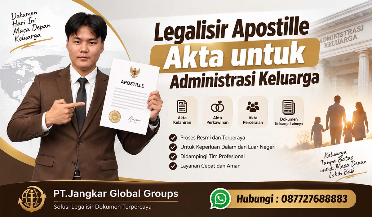 Legalisir Apostille Akta untuk Administrasi Keluarga