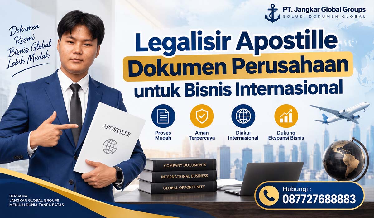 Legalisir Apostille Dokumen Perusahaan untuk Bisnis Internasional